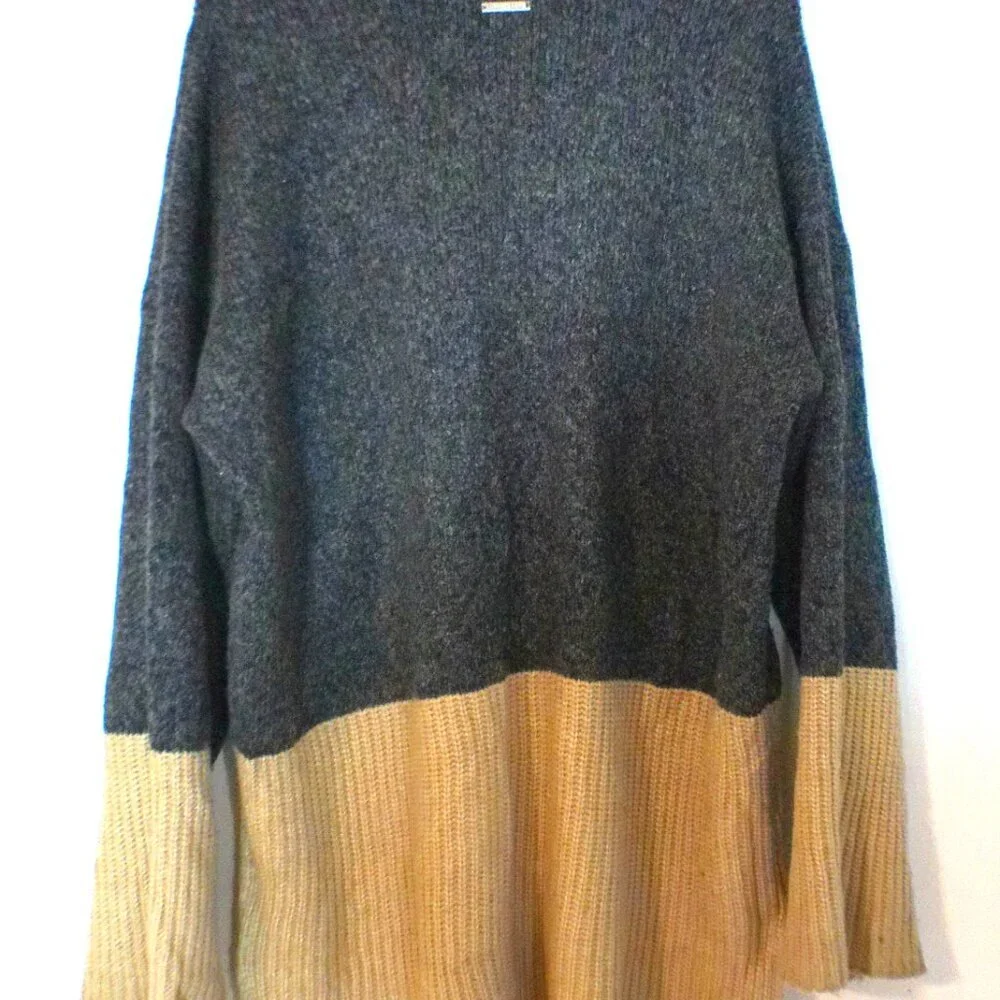 Michael Kors Sweater Women’s XL Colorblock Cozy Soft Knit Pullover Fall Casual